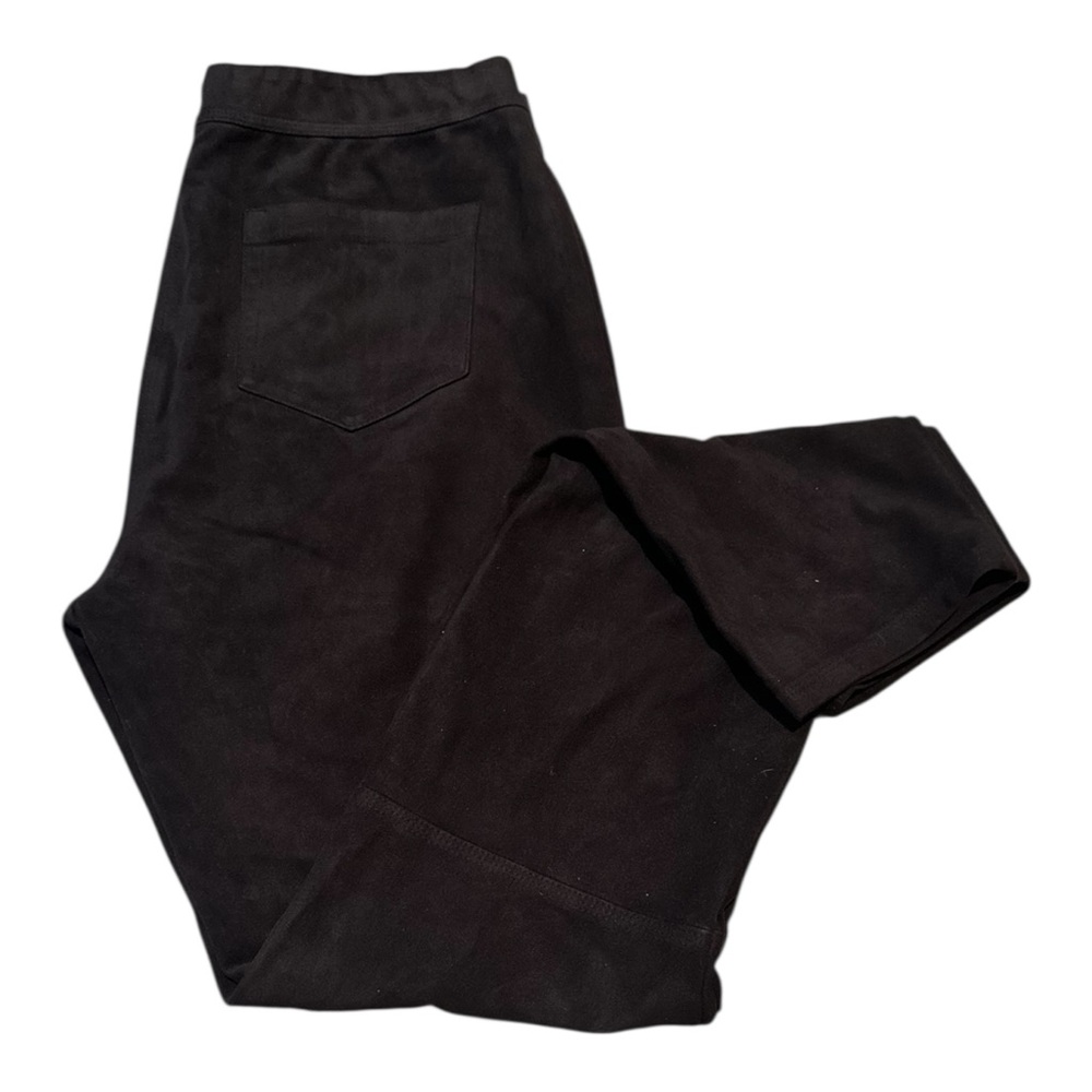 Max Studio Women’s Large Brown Suede Pullover Legging Pants